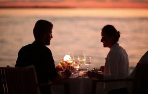 Romantic Dinner Bali honeymoon holiday